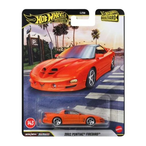 HOT WHEELS Premium Boulevard 2002 Pontiac Firebird Mattel GJT68/JHW17
