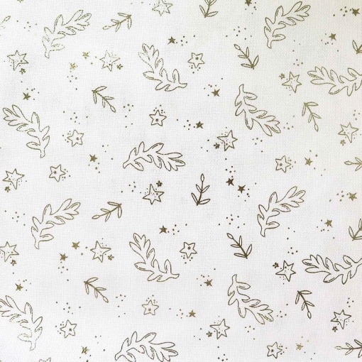 Tecido Natal branco 1x1,50m