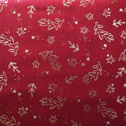 Tecido Natal vermelho 1x1,50m