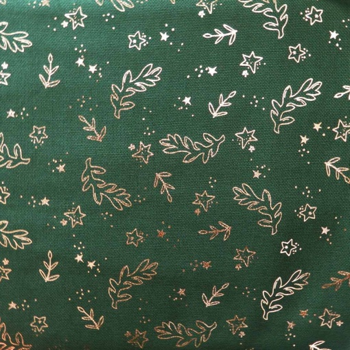 Tecido Natal verde 1x1,50m