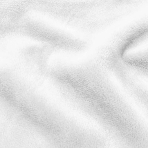 Tecido fofinho liso branco 1 1x1,50m