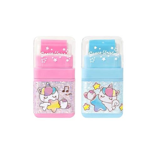 Borracha com rolo antipoeira M&G Space Unicorns sortido