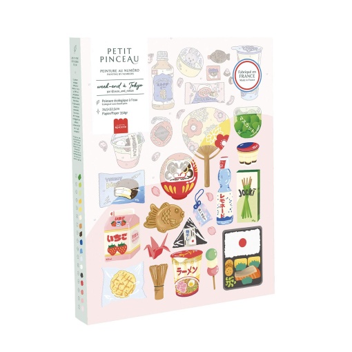 Pintar por números La Petite Epicerie Petit Pinceau 24,5x32,5cm - Tokyo