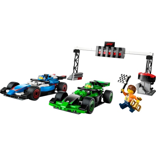 LEGO City F1 grelha com carros de corrida VCARB e Sauber 60474