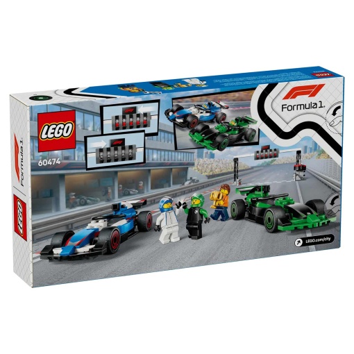LEGO City F1 grelha com carros de corrida VCARB e Sauber 60474