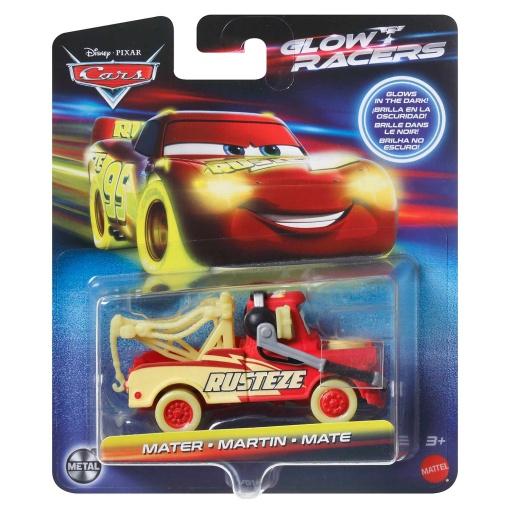 DISNEY Pixar Cars brilha no escuro - Martin Mattel