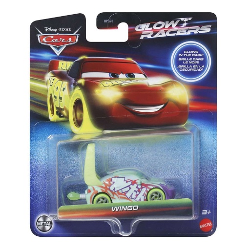 DISNEY Pixar Cars brilha no escuro - Wingo Mattel