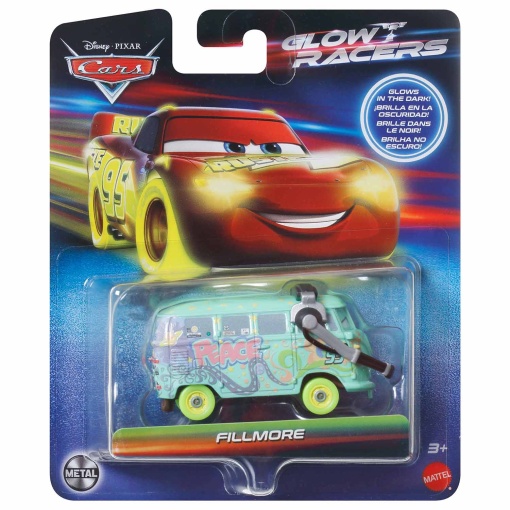 DISNEY Pixar Cars brilha no escuro - Fillmore Mattel