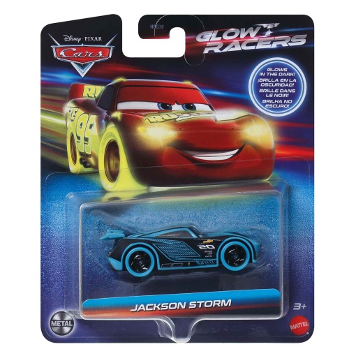 DISNEY Pixar Cars brilha no escuro - Jackson Storm Mattel