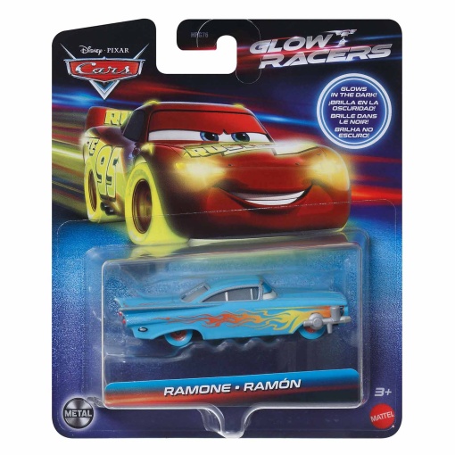 DISNEY Pixar Cars brilha no escuro - Ramone Mattel