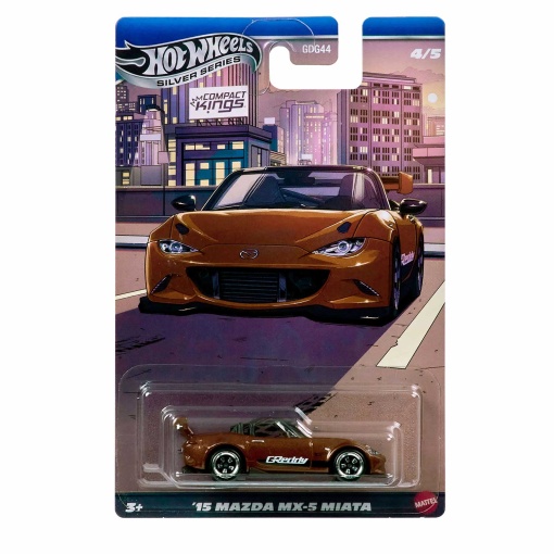 HOT WHEELS Silver Series Compact Kings - '15 Mazda MX-5 Miata Mattel