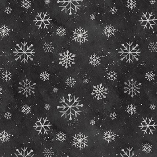 Tecido Hilogar Be Merry Shine Bright preto/branco 09 1x1,10m