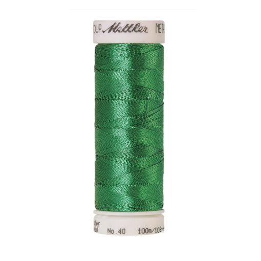 Linha de bordar METTLER Metallic 100m verde 5833