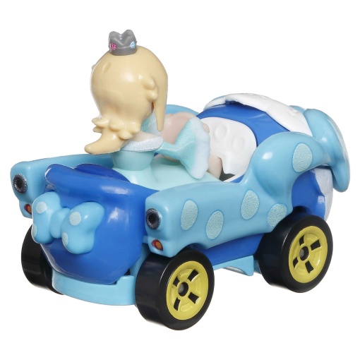 HOT WHEELS Mario Kart carro + figura Rosalina Mattel GBG25/HDB32