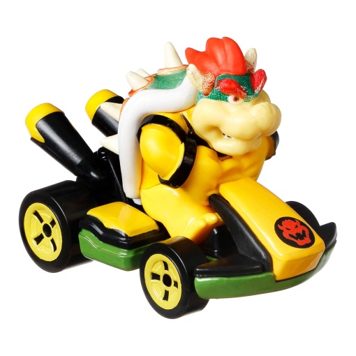 HOT WHEELS Mario Kart carro + figura Bowser Mattel GBG25/GRN20