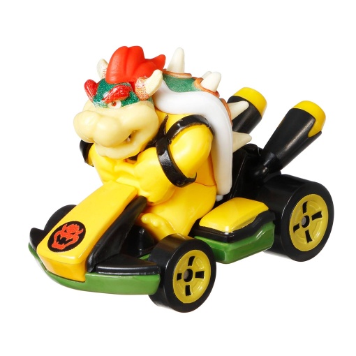 HOT WHEELS Mario Kart carro + figura Bowser Mattel GBG25/GRN20