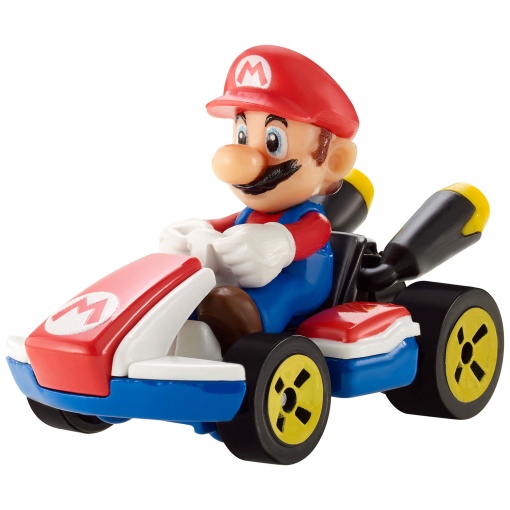 HOT WHEELS Mario Kart carro + figura Mario Mattel GBG25/GBG26