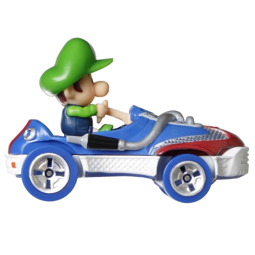 HOT WHEELS Mario Kart carro + figura Baby Luigi Mattel GBG25/HDB28
