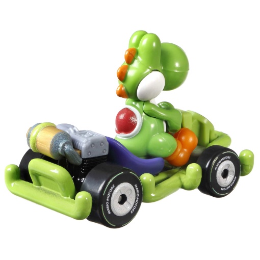 HOT WHEELS Mario Kart carro + figura Yoshi Mattel GBG25/GRN19
