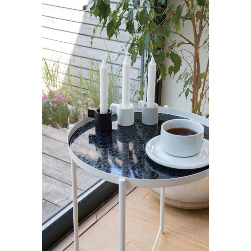 Película adesiva D-C-FIX Trendyline 45cmx1,5m arabescos preto/prateado