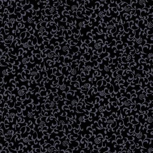 Película adesiva D-C-FIX Trendyline 45cmx1,5m arabescos preto/prateado