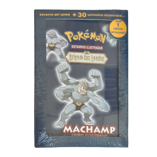Pokémon Origem das Lendas Machamp - cartas + livro ilustrado