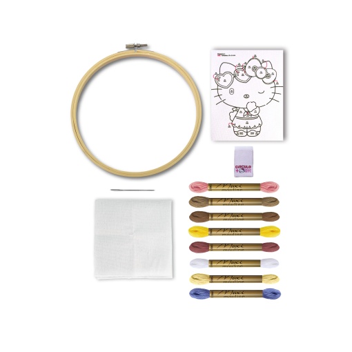 Kit coleção bordado HELLO KITTY - Fashion