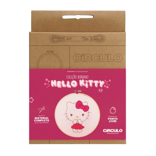 Kit coleção bordado HELLO KITTY - Pop
