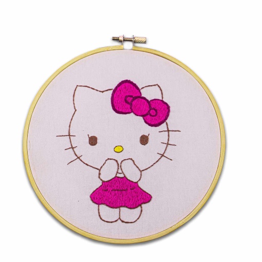 Kit coleção bordado HELLO KITTY - Pop
