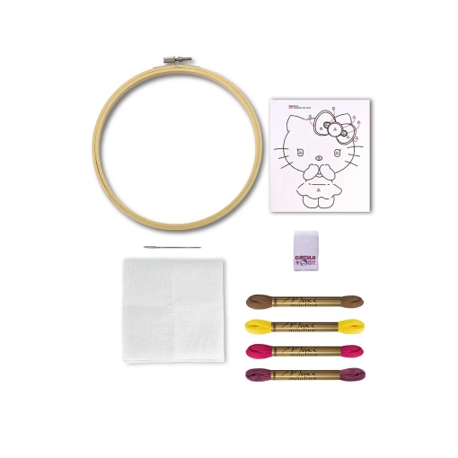Kit coleção bordado HELLO KITTY - Pop