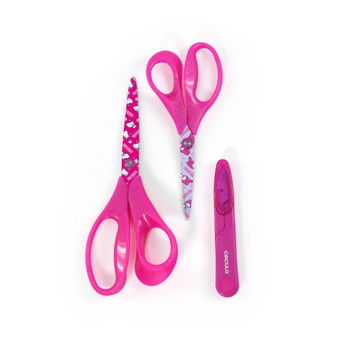 Kit tesouras HELLO KITTY - 3 unidades