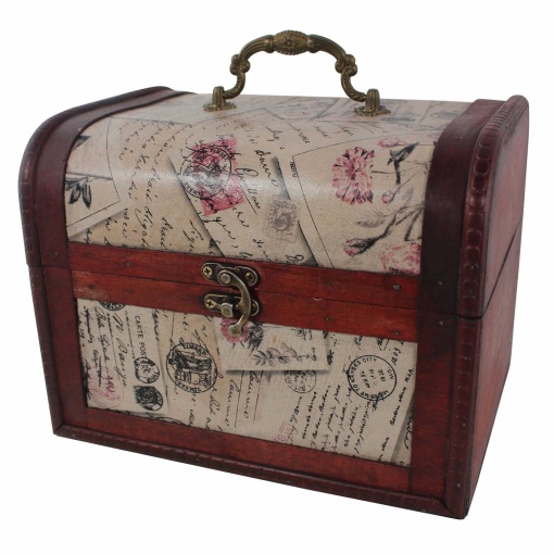 Mala de costura de madeira COSE 22x17x16cm