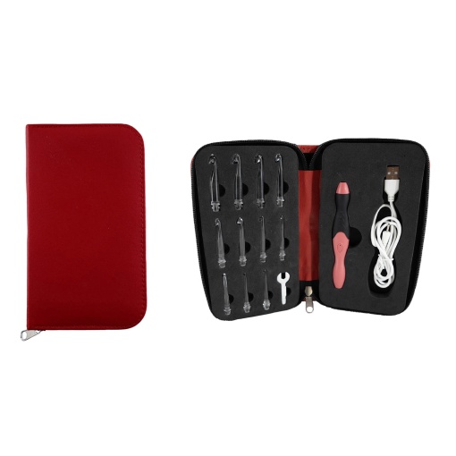 Conjunto de agulhas de crochet luminosas COSE