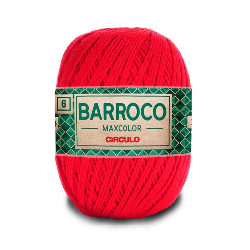Fio de crochet CÍRCULO Barroco Maxcolor 400 g malagueta 3501