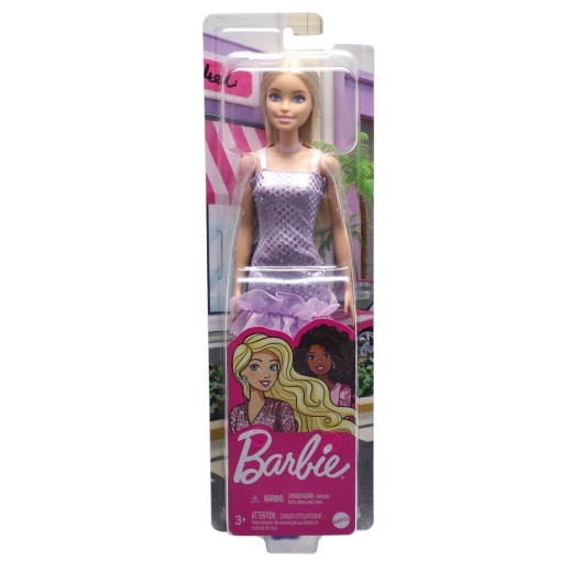 BARBIE Fashion & Beauty Glitz vestido lilás Mattel T7580/HJR93