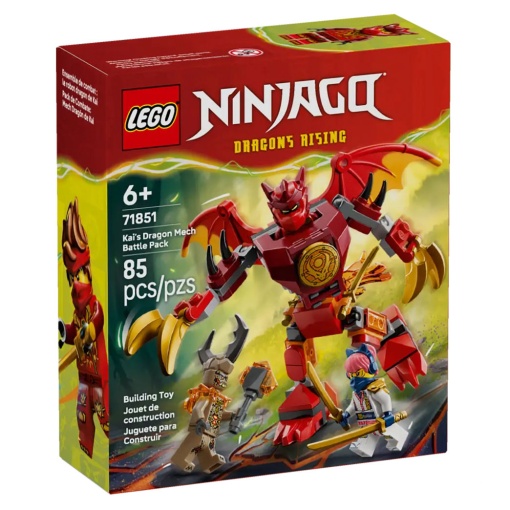 LEGO NINJAGO pack de batalha do robô dragão do Kai 71851
