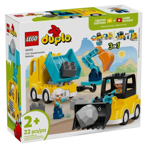 LEGO DUPLO veículos de construção 3 em 1 10475