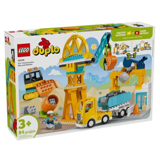 LEGO DUPLO veículos e área de construção 3 em 1 10476