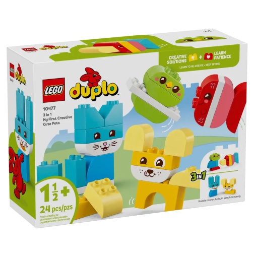 LEGO DUPLO animais criativos adoráveis 3 em 1 10477