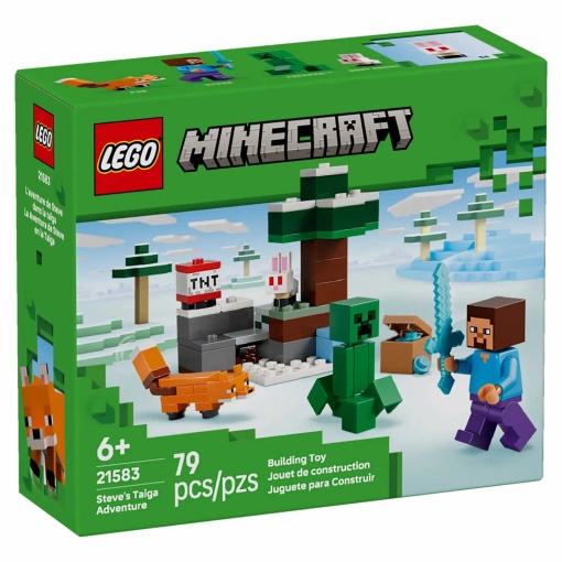 LEGO Minecraft aventura em taiga do Steve 21583
