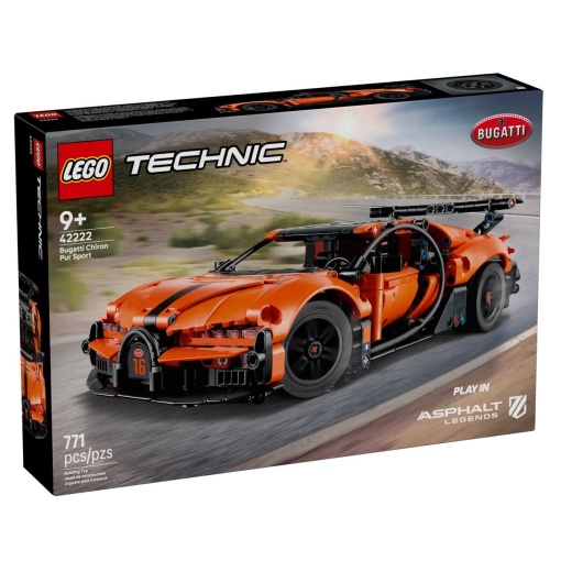 LEGO Technic Hipercarro Bugatti Chiron Pur Sport 42222