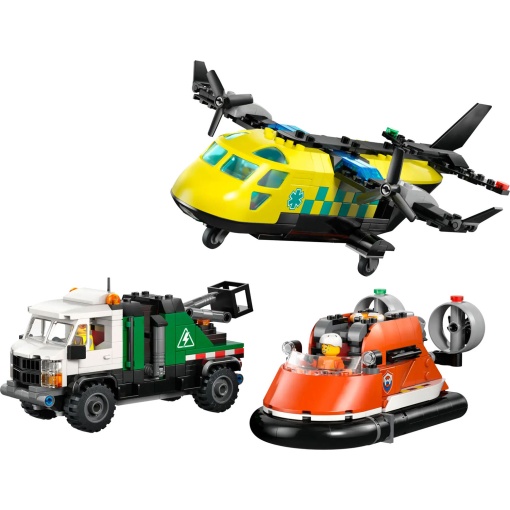 LEGO City - Combinación de avión, camión de servicio y aerodeslizador (60505)