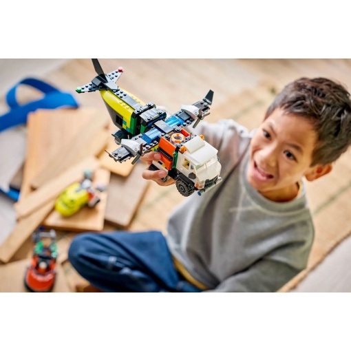 LEGO City - Combinación de avión, camión de servicio y aerodeslizador (60505)