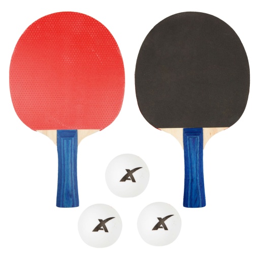 Conjunto raquetes de ping-pong com 3 bolas