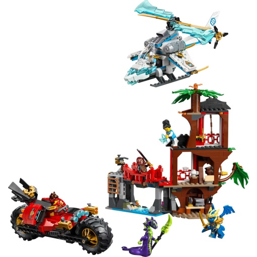 LEGO Ninjago Batalha na Casa da Árvore com Veículos Ninja 71857