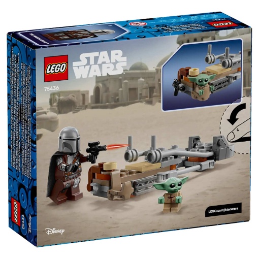 LEGO Star Wars Speeder Bike de The Mandalorian e Grogu 75436