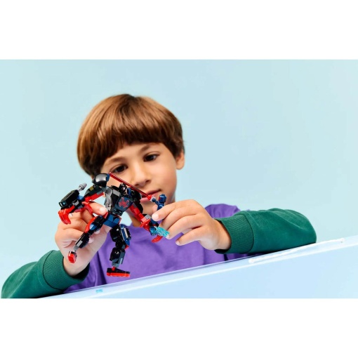 LEGO Marvel Robô do Miles Morales contra Spider-Man 2099 76337