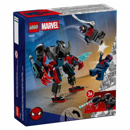 LEGO Marvel Robô do Miles Morales contra Spider-Man 2099 76337