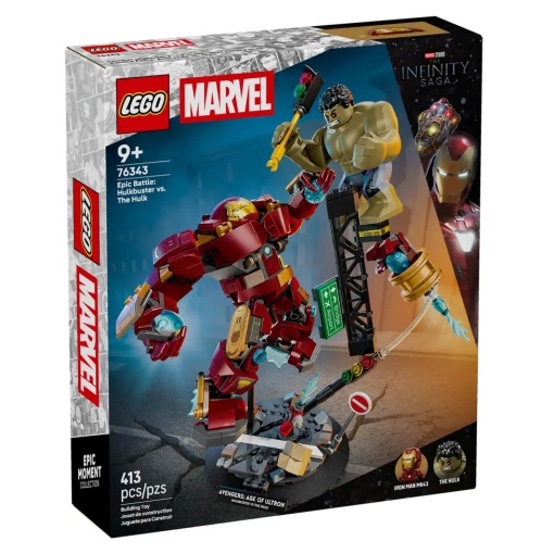 LEGO Marvel Batalha Épica: Hulkbuster contra Hulk 76343