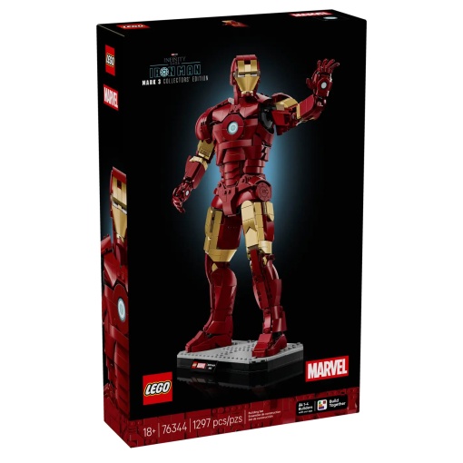 LEGO Marvel Iron Man Mark 3 - Edição de Colecionador 76344